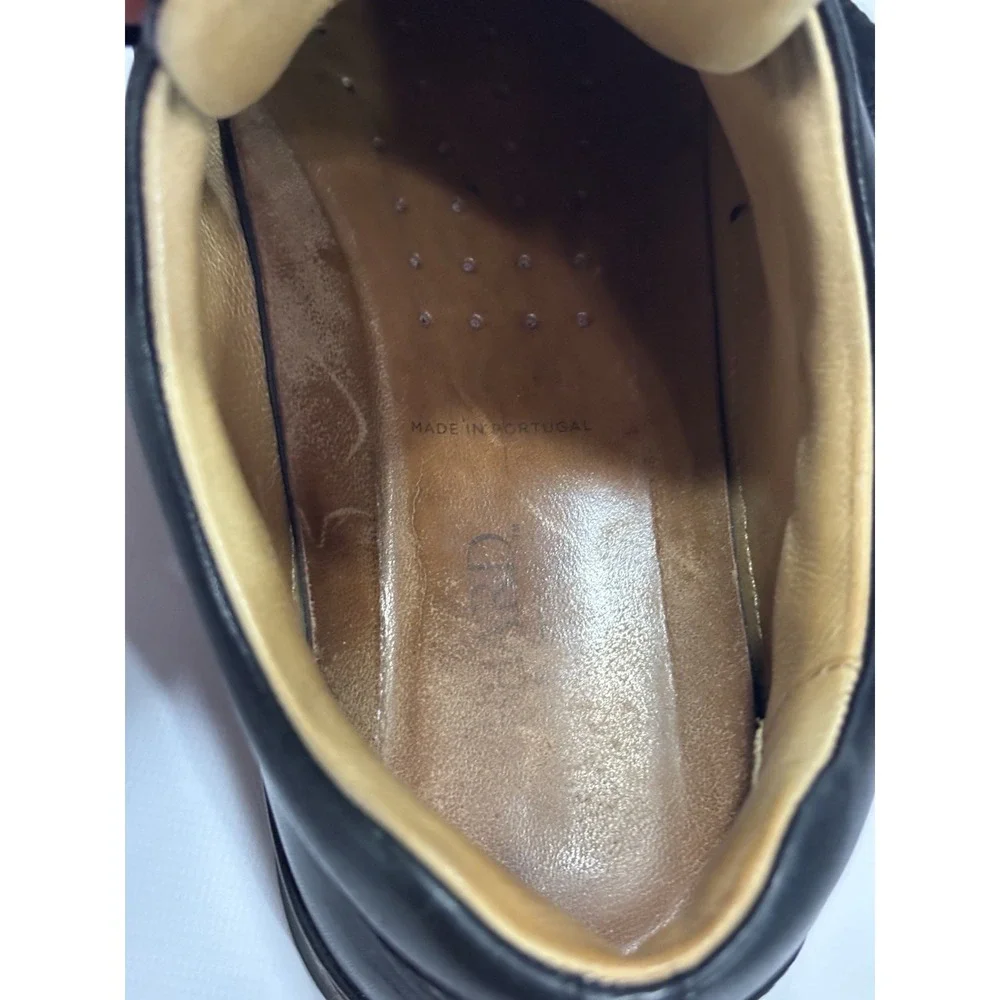 Samuel Hubbard Men's Sz11 DressFast Dress Sneaker Black Leather EU 44.5 Org $295